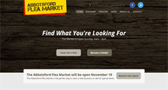 Desktop Screenshot of abbotsfordfleamarket.com